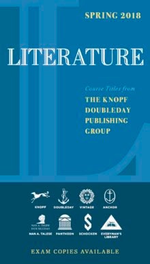 Knopf Doubleday Literature Spring 2018 cover