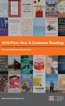 First-Year and Common Reading cover