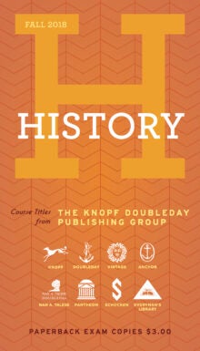 Knopf Doubleday History Fall 2018 cover