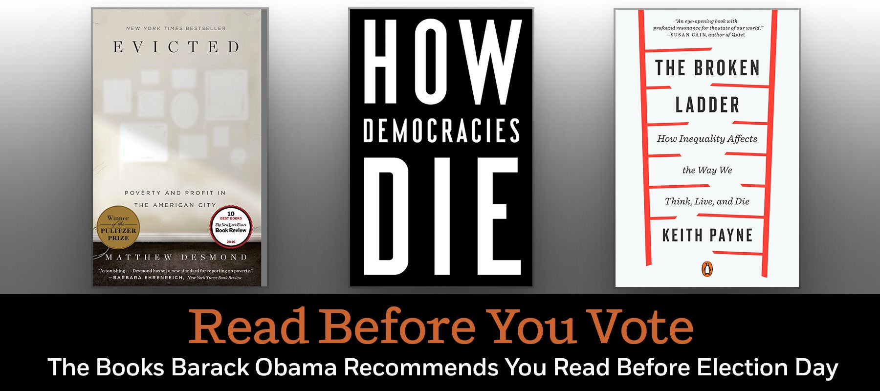 The 3 Penguin Random House Books Barack Obama Recommends You Read Before Election Day