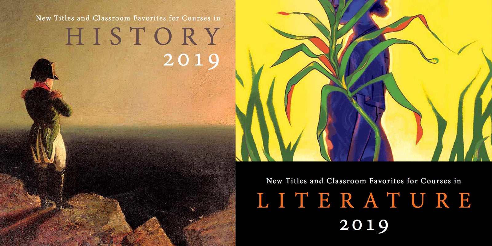 New History and Literature Catalogs for 2019