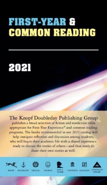 Knopf Doubleday First-Year and Common Reading Brochure 2021 cover