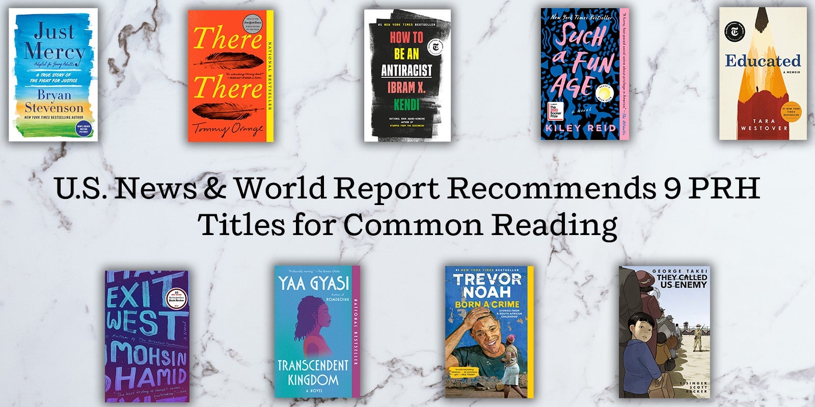 <i>U.S. News & World Report</i> Recommends 9 Penguin Random House Titles in Their List of “10 Books to Read Before College”