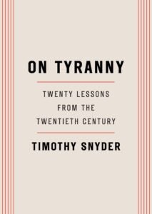 On Tyranny book cover 