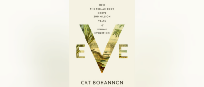 Against a tan background, the book cover for Eve