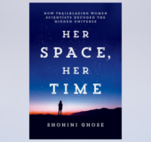 against a gray background, the book cover for Her Space, Her Time