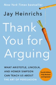 Thank You for Arguing book cover