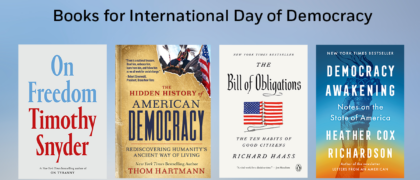 Books for International Day of Democracy