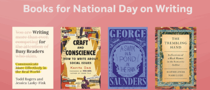 Books for National Day on Writing