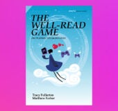 The Well-Read Game book cover against a pink background
