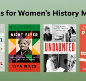 Books for Women's History Month Book Covers: We the Women 9780593727027 NIGHT FLYER 9780593491188 Undaunted 9780525659143 DEAR MISS PERKINS 9780806543178