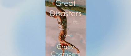 Great Disasters book cover against a blue and gray background