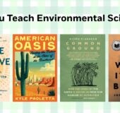 Do You Teach Environmental Science? Book Covers: WHEN IT ALL BURNS 9780593544822 COMMON GROUND 9781644214787 American Oasis 9780553387377 ALL WE CAN SAVE 9780593237083