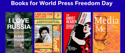 Books for World Press Freedom Day Cover Titles: I LOVE RUSSIA 9780593655269 (definitely use this one) THE GHOST READER 9781913380748 I AM ON THE HIT LIST 9780143135289 (swap for another if books are added from KDD and RH) THE MEDIA AND ME 9781644211960